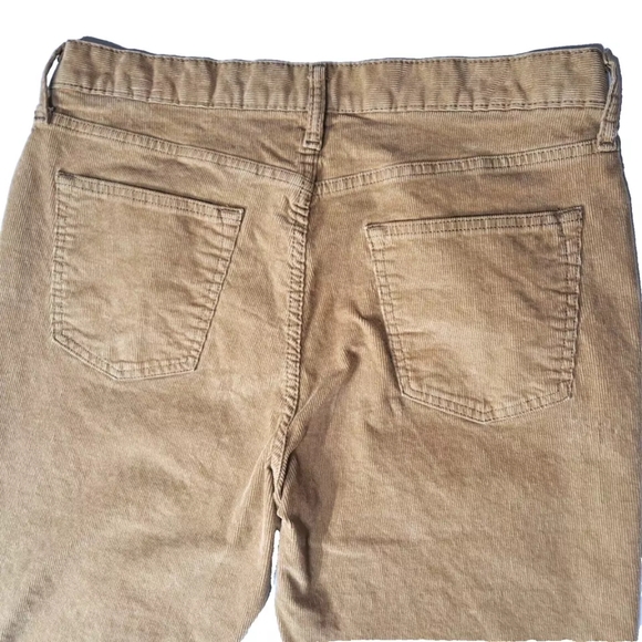 Old Navy Mens Jeans Beige Size 34x30 Slim Built In Flex Corduroy five pockets. - Picture 6 of 8